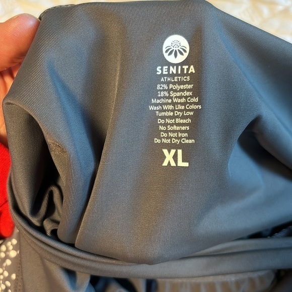 Senita Athletics Gray Dotted One Piece Swimsuit - Picture 4 of 5